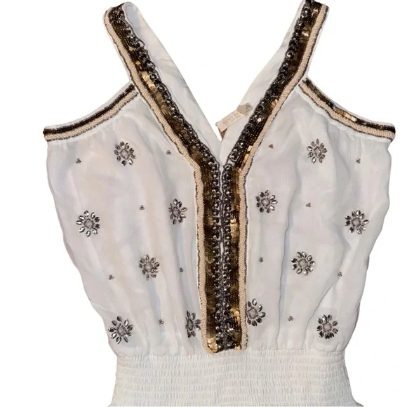Ramy Brook Embellished Sleeveless Mini Dress - Picture 2 of 5